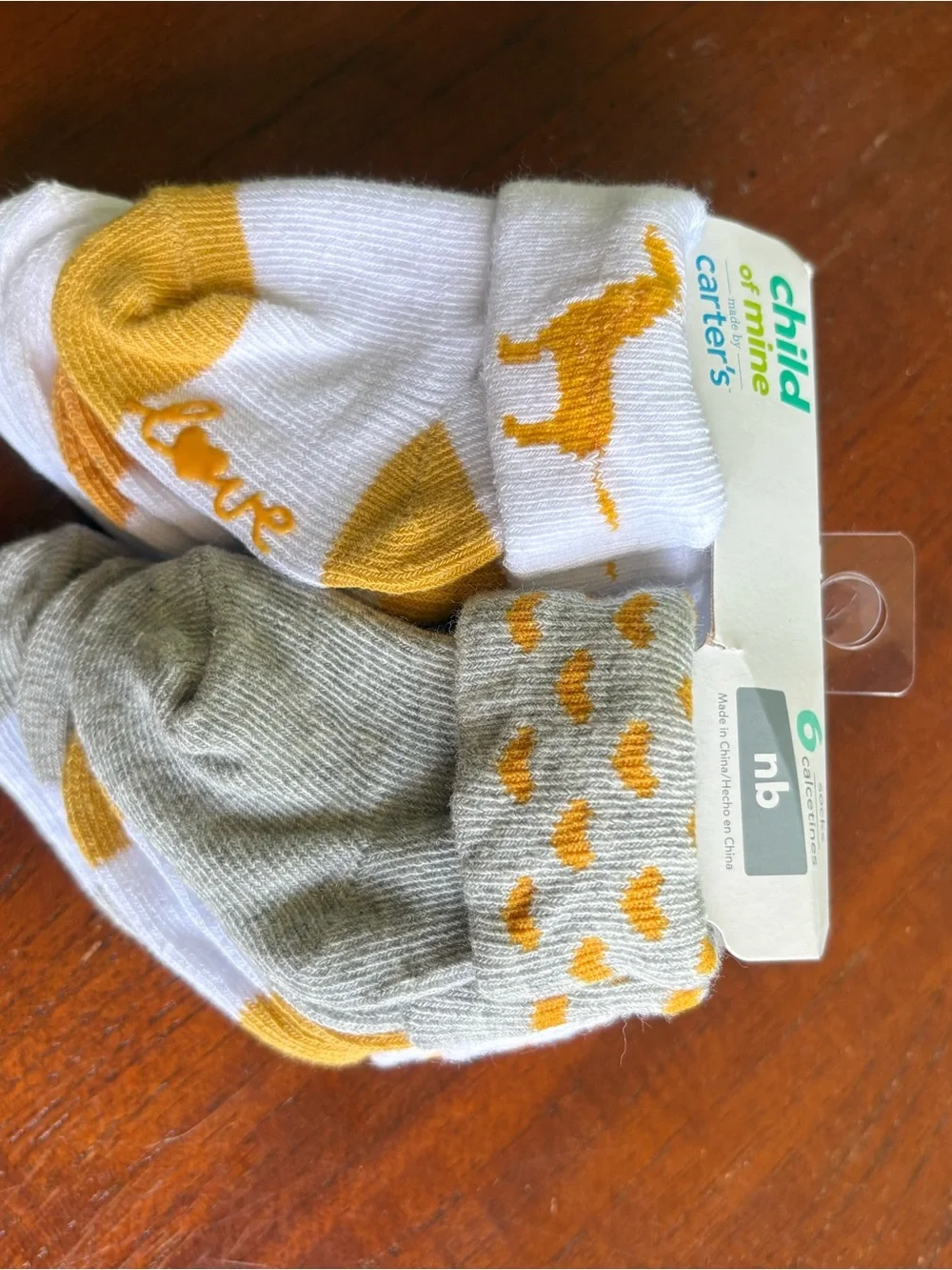 NWT Carter's Mint Green Unicorn-Print Footed One-Piece with NB pack socks TR175